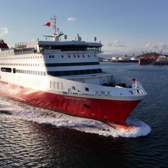 SUPERFAST XI SUPERFAST FERRIES Aerial Video