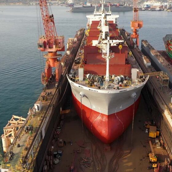TRITON WIND Bulk Carrier Complete Dry Docking