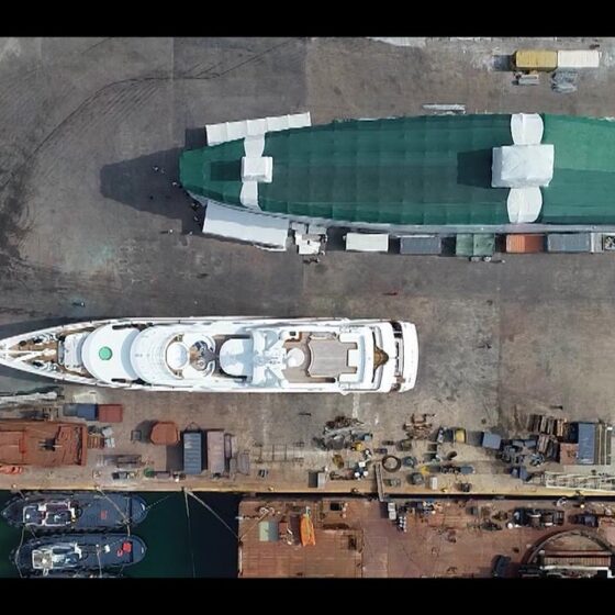 SORRENTO Yacht Repar works completion and launching Αντιγραφή
